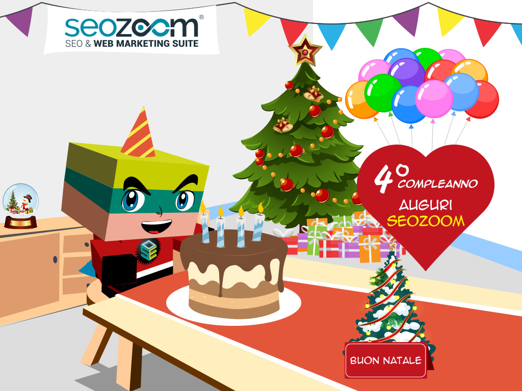 SEOZoom festeggia i 4 anni di attività